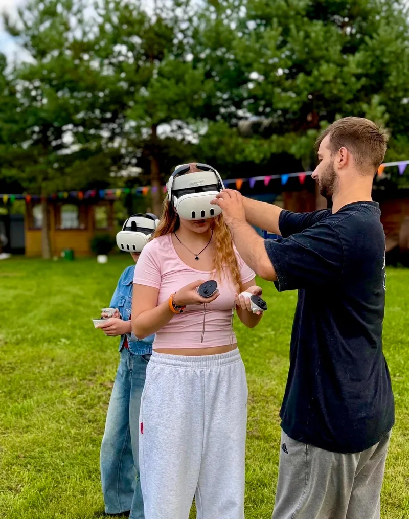 MR arena at a festival or outdoor event